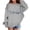a-Grey665112, variant on FINALGANG Girls Oversized Crewneck Sweatshirt Kids Cartoon Starfish Seashell Print Casual Loose Fit Long Sleeve Pullover Top For Daily Wear Cozy Top