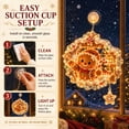 thumbnail image 6 of Christmas Suction Cup Window Light, Double-Layer LED Holiday Window Decor, Christmas Decor, B, 6 of 6