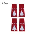 thumbnail image 2 of tredstone 4 Pieces/Set Christmas Tree Dinnerware Holder Bag Cutlery Storage Pouch Decoration Organizer Fork Spoon Festival Party Red, 2 of 8