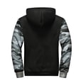 thumbnail image 3 of APEXFWDT Chandails à Capuchon pour Hommes Grande Taille, Épais, à Fermeture Éclair Complète, en Molleton Sherpa Doublé, Chandail à Capuche Chaud pour l'Automne et l'Hiver, 3 of 4