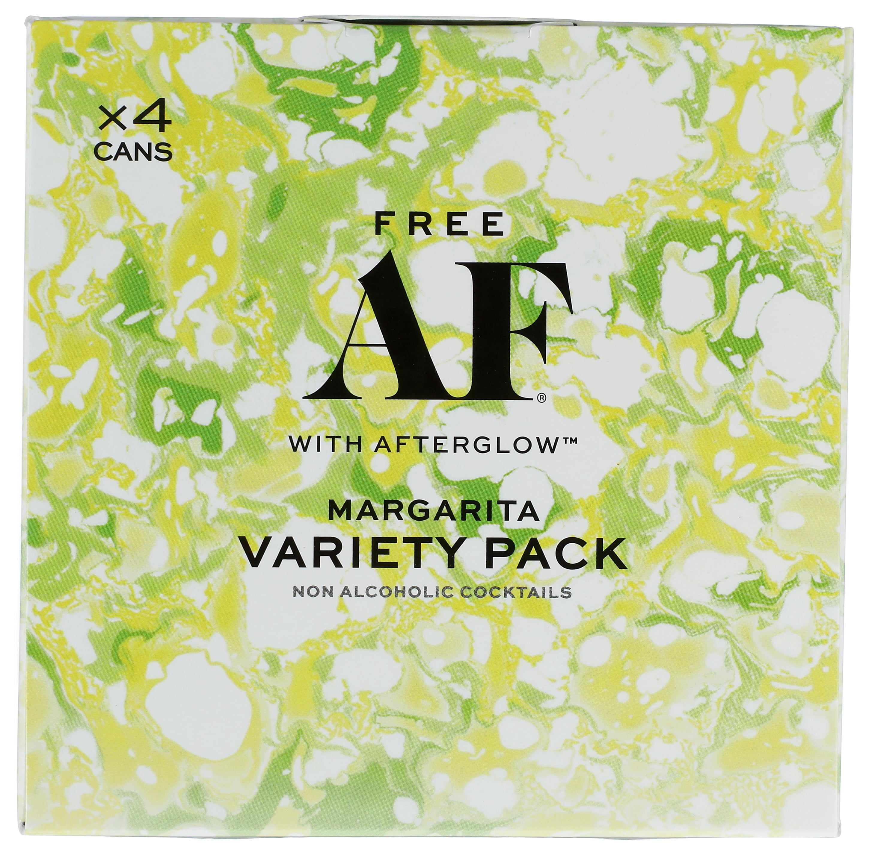 Free AF, Low Calorie, Margarita Variety, Recyclable Cans, 4 pack