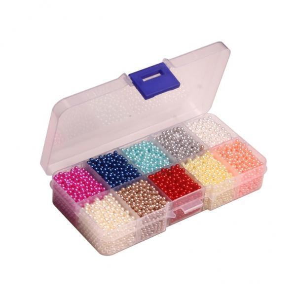 Juego De Perlas Para Manualidades Niños - Más De 400 Cuentas Coloridas Para Pulseras Y Collares