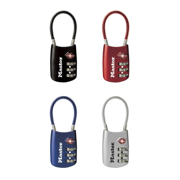 Luggage Lock Set Your Own Combination Master Lock, aprobado por la TSA
