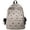 Gray, variant on Cute Bow Print Corduroy Backpack for Women College Preppy Kawaii Coquette Laptop Book Bag Korean Aesthetic Daypack (White)