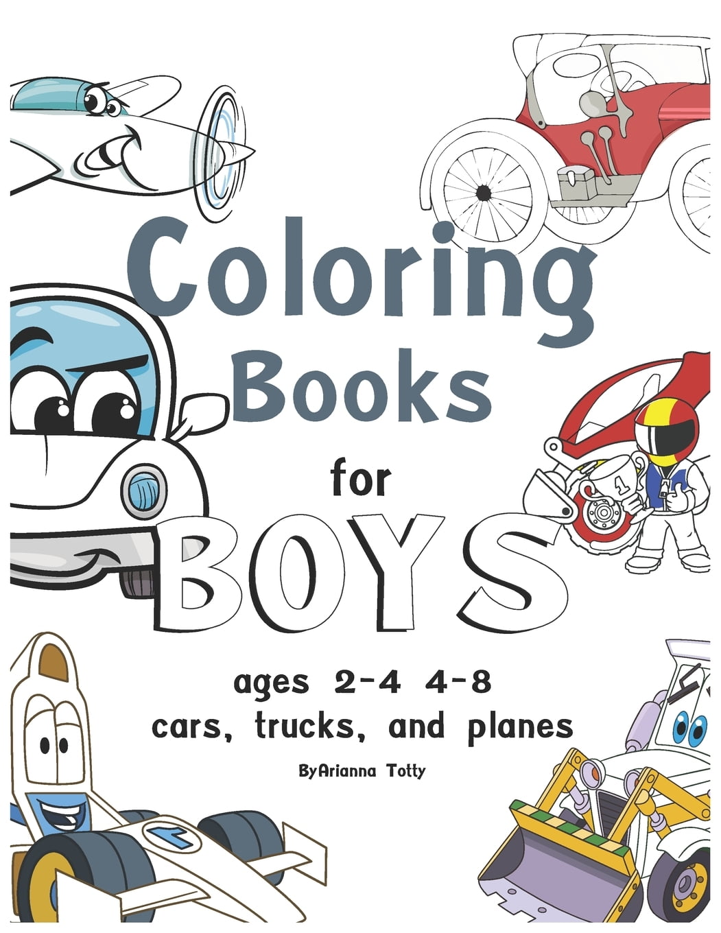 Coloring Books for Boys coloring books for boys ages 24 48, cars