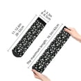 thumbnail image 4 of Fuzoiu Daisies Flowers Print Adult Socks, Crew Moisture-wicking Socks, Unisex Cushion Crew Socks,Casual Sports Ankle Socks, 4 of 7