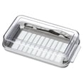 thumbnail image 1 of Caja para Almacenar Mantequilla 2 en 1, con Tapa Transparente y Cortador, Rectangular., 1 of 5