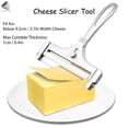 thumbnail image 2 of PULLIMORE Heavy Duty Adjustable Cheese Slicer Stainless Steel Cutter with Extra Wire, 2 of 8