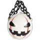 thumbnail image 1 of Bolso de hombro con forma de calabaza para mujer, bandolera de piel sintética con forma de pelota de baloncesto, bolso de mano con cadena para Halloween, color blanco, grande, 1 of 4
