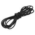 thumbnail image 1 of Cuerda de cuero redonda Uxcell, cuerda de cuero de grano completo de 6 mm x 5.5 yardas para hacer collares y pulseras de joyería, manualidades hechas a mano, negra, 1 of 7