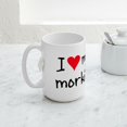 thumbnail image 5 of CafePress - I LOVE MY Morkie Large Mug - 15 oz Ceramic Large White Novelty Mug, 5 of 6