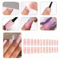 thumbnail image 2 of RAGUPEL 24Pcs Glue on Nails for Women,Rhinestone-Studded Square Press on Nails,Embossed Flowers Nail Press Ons,Stick on Nails for Daily Life,Dating,Party,Taking Pictures,Style3, 2 of 7