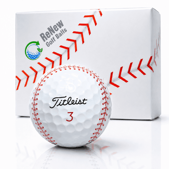Pre-Owned Baseball Pro V1X Certified Refinished Golf Balls – 12 Pack by GBM GOLF