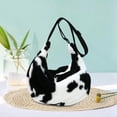 thumbnail image 4 of Bolso de hombro para mujer, cálido, suave, informal, con cremallera, de gran capacidad, para invierno, para fiestas, vacaciones, viajes Negro Soledad Bolso de hombro para mujer, 4 of 9