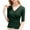 Green, variant on Odeerbi Solid Color Tops for Women 2025 Ladies Solid Color Long Sleeve Short Shirt Blouse Tops Black