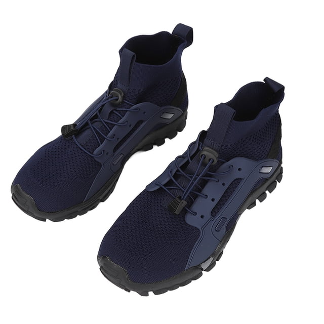 1 par de zapatos acuáticos para hombre, senderismo, correr, atletismo, ocio al aire libre, pesca, azul oscuro, talla 45 YUNYI BRAND Deportes