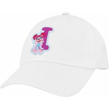 Sesame Street Abby Kids Toddler Cap With Initial, Toddler Boys Hat, Youth Girl Baseball Cap, Cute Toddler Baseball Cap
