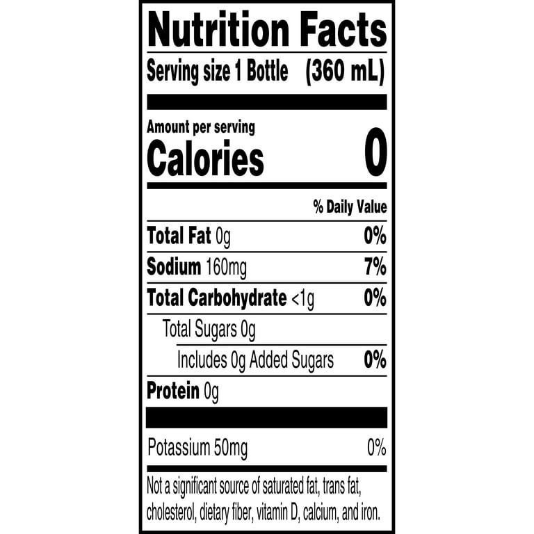 Gatorade Zero Nutrition Facts  
