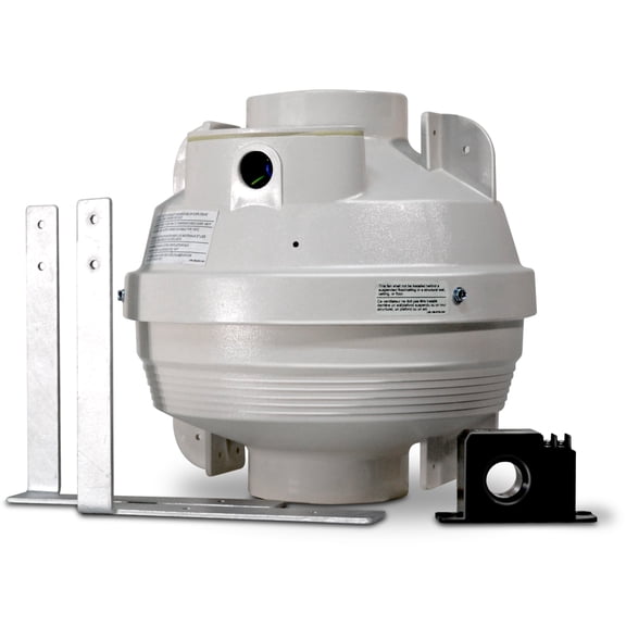 Suncourt Centrax 4-Inch Dryer Vent Booster Fan Kit with Current-Sensing Activation (DRY04)