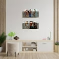 thumbnail image 4 of JOTNGDJBN 2-Pack Acrylic Magazine Holder - 24 Inch Clear Wall Mounted Floating Bookshelf for Brochures, Records & Books, Modern Storage Rack for Office, Living Room, Waiting Room (Black, 24 Inch), 4 of 6