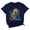 Dark Blue, variant on Active Tops Women Elegant Hanukkah Graphic Tee for Women — Casual Short Sleeve Top with Inspiring Letter Print for Everyday Comfort and Festive Celebration ( Black S