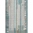 thumbnail image 2 of Addison Rugs Mayfield Premium Machine Washable Transitional Geometric Teal Rectangle Rug, 10' x 14', 2 of 6