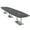 Asian Night w/Silver Base with Electric, variant on 18 Ft Modular Arc Boat Conference Table Square Metal Bases w/Electric