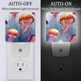 thumbnail image 2 of Jellyfish LED Square Night Lights - Bright, Energy-Efficient Luminaires for Tranquil Nights - Set of 2, 200 Characters, 2 of 6
