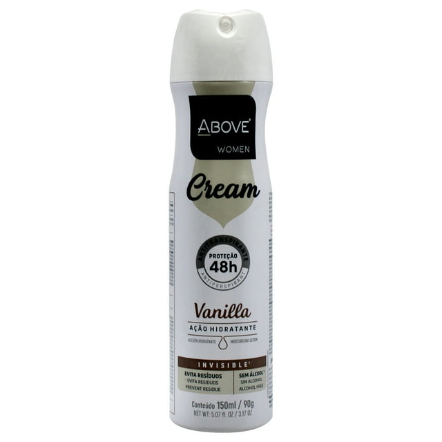 Desodorante antitranspirante en crema 48 Hours de Above para mujer, sabor vainilla, 3,17 oz en aerosol