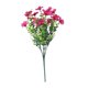thumbnail image 5 of Ramo de flores violetas artificiales, planta falsa para jardín de casa con tallos verdes Rosa rojo, 5 of 9