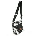thumbnail image 5 of Wrangler Vintage Crossbody Purses for Women Purses and Handbags for Gift 8''H, Cow-Black, 5 of 7