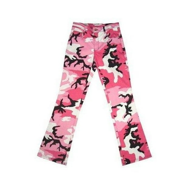 Rothco - Womens Pink Camo Stretch Flare Pants - Walmart.com - Walmart.com