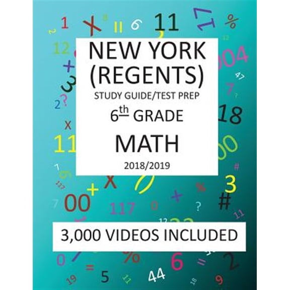 Pre-Owned 6th Grade New York Regents Math Test Prep/Study Guide : 6th Grade New York Regents Math Test Prep/Study Guide