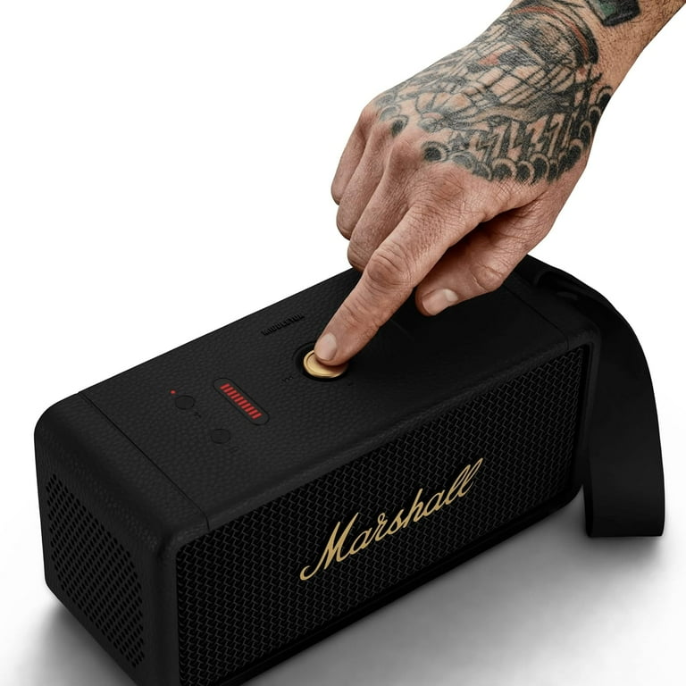 Marshall Middleton Portable Bluetooth Speaker, Black and