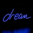 thumbnail image 5 of Northlight LED Dream Neon Lighted Wall Sign - 17" - Blue, 5 of 9