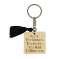thumbnail image 1 of Inkdotpot Key Chain For Aunty Engraved Wooden Key Holder Housewarming Gift, 1 of 5