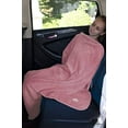 thumbnail image 6 of BlueHills Premium Soft Travel Blanket Pillow Airplane Mini - Dusty Rose Pink, 6 of 10