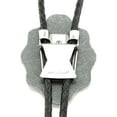 thumbnail image 2 of Letter "A" Initial Western Leather Bolo Neck Tie, 2 of 3