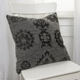 thumbnail image 5 of Rizzy Home Medallion 20" Poly Pillow with Cotton Chenile Jacquard Cover-Gray, 5 of 5