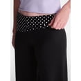 thumbnail image 4 of No Boundaries Foldover Wide Leg Pants, 31'' Inseam, Women's XXS-XXL, 4 of 5