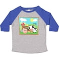 thumbnail image 3 of Inktastic Farm Animals with Cow, Chick and Pig Boys or Girls Toddler T-Shirt, 3 of 5