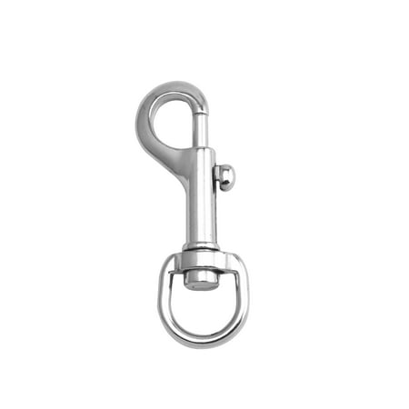 

Fenggtonqii Silvery 0.6 Inner Diameter D Ring Gun Buckle Large Lobster Clasps Swivel Snap Hooks Pack of 6