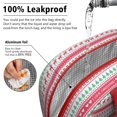 thumbnail image 5 of Womens Red and Green Christmas Pattern Lunch Box for Work,Insulated Lunch Bag for Women,Loncheras Para Mujer,Leakproof Adult Lunch Bag for Work,Beach,Travel,Picnic,Camping, 5 of 7