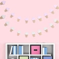 thumbnail image 4 of Happy date 1 Bag Garland Banner Cartoon Punch-free Ice Cream Shape Wall-mounted Birthday Party Bunting Banner Photography Props, 4 of 8