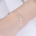 thumbnail image 5 of Elegant Silver Plated Featuring Minimalist Korean Design And Playful Pendant Accent For Fashion Forward Women, 5 of 8