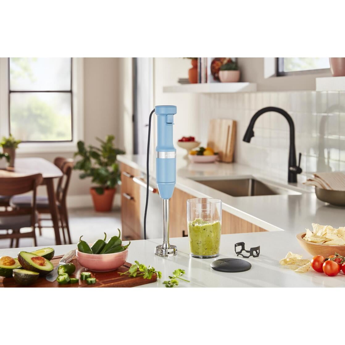 KitchenAid Variable Speed Corded Hand Blender, Blue Velvet, KHBV53