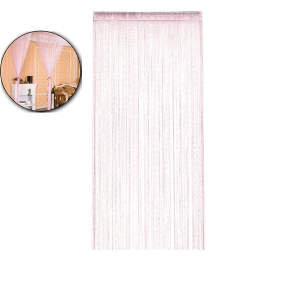 Doorways Door String Curtain 39.3"×78.7" Wall Panel Fringe Window Room Blind Divider Tassel Screen for Party Home Wedding Decorative
