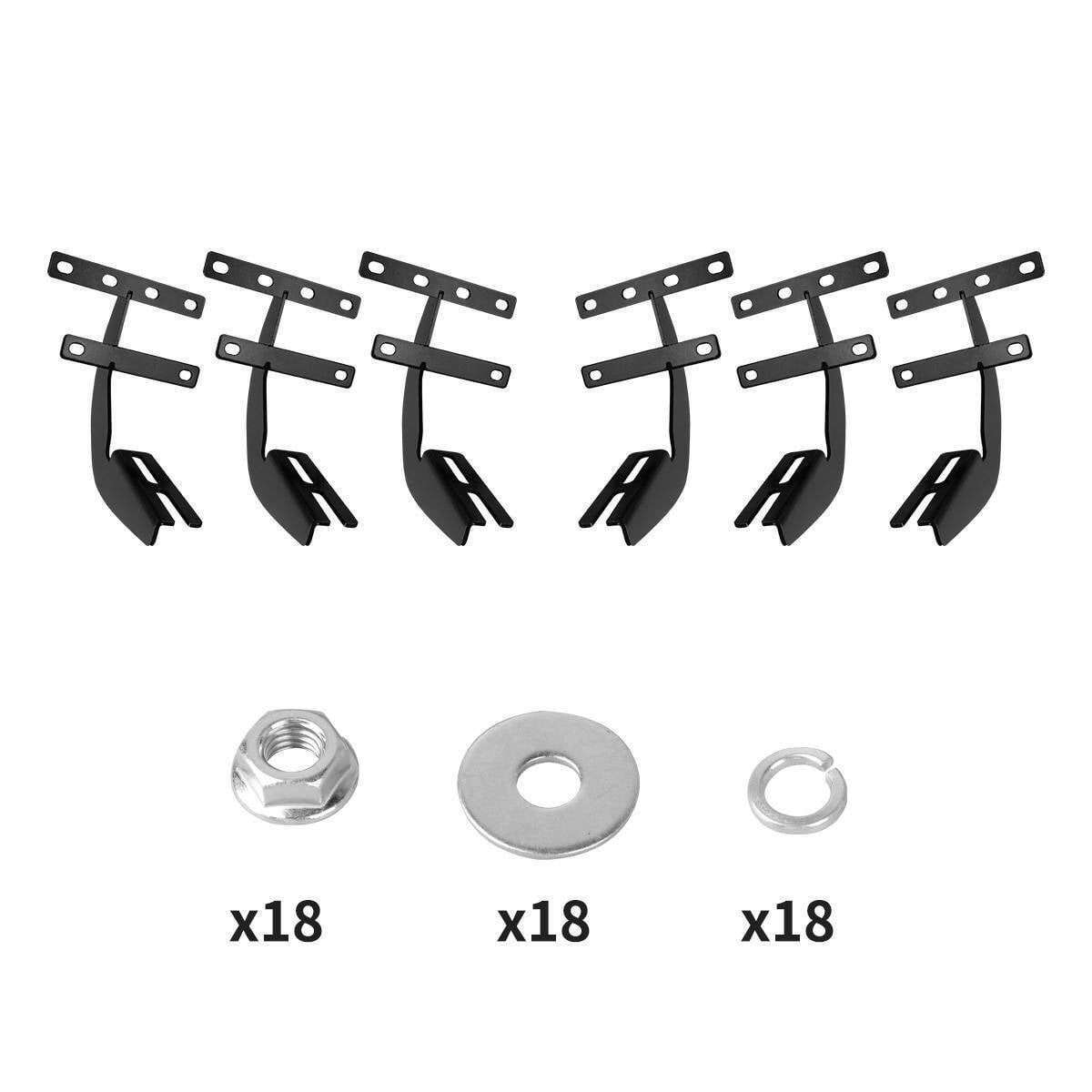 RVNI Running Boards Compatible with 2019-2024 2025 Dodge Ram 1500 Quad Cab/Extended Cab 6 inches New Body Style