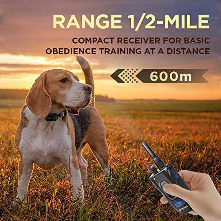 Dogtra 280C Waterproof 127 Level Precise Control LCD Screen Mile Remote Training Dog E Collar with Teacher s Pet Dog Training Clicker for Positive
