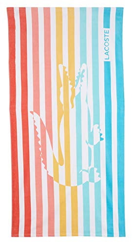 lacoste beach towel